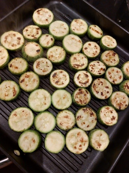 gegrilde courgettes