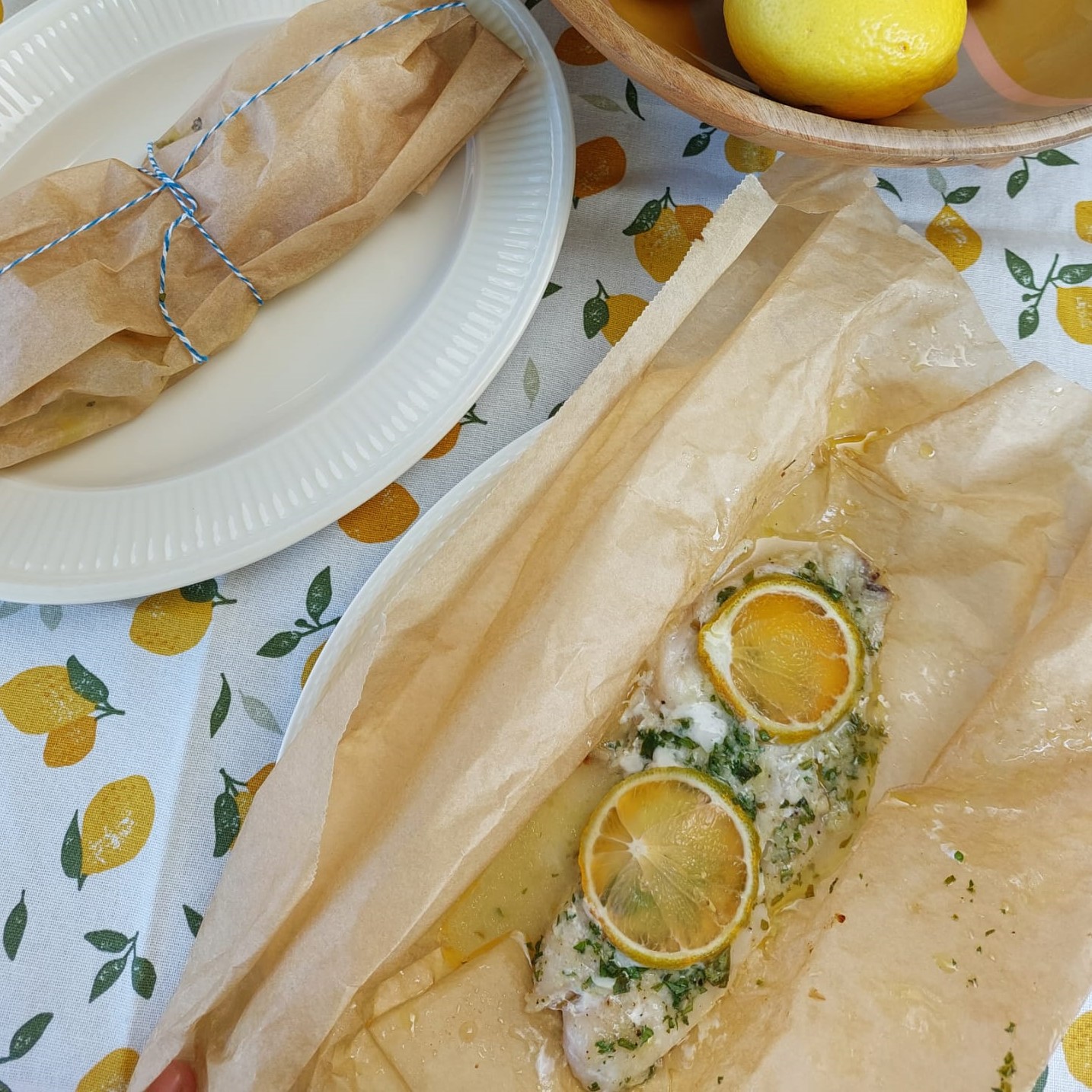 roodbaars en venkelsalade met yuzu-dressing