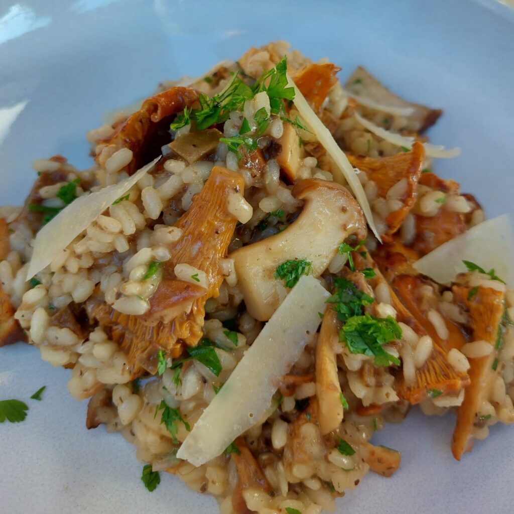 risotto met cantharellen en truffel