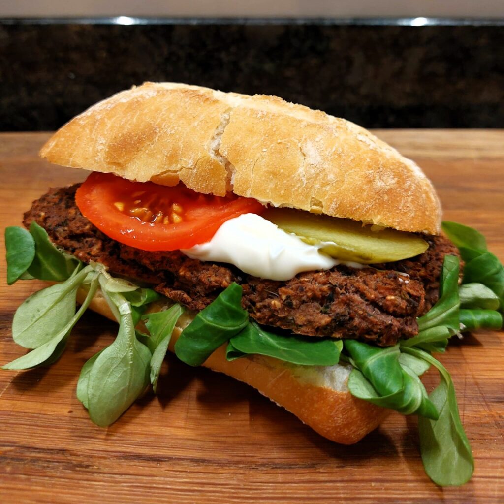 zwarte bonenburger